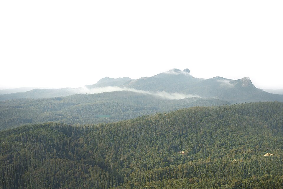 Western Ghats viewed from Mullayanagiri, Chikmagalur