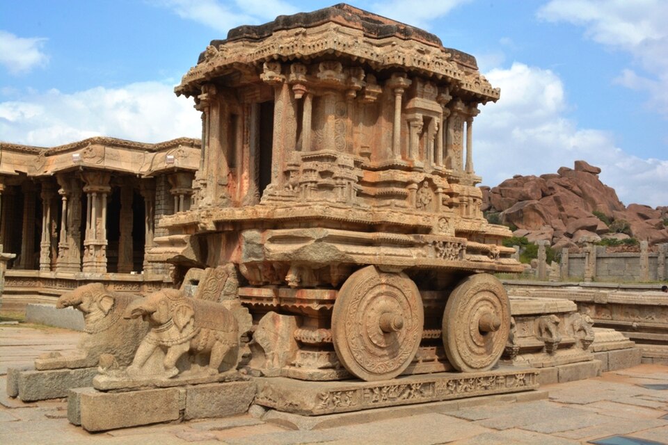 Stone chariot at Hampi, Karnataka